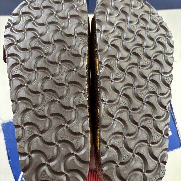 NIB | Birkenstock Arizona Big Buckle Spotted Metallic Brown Regular Width EU 35 - Picture 8 of 9